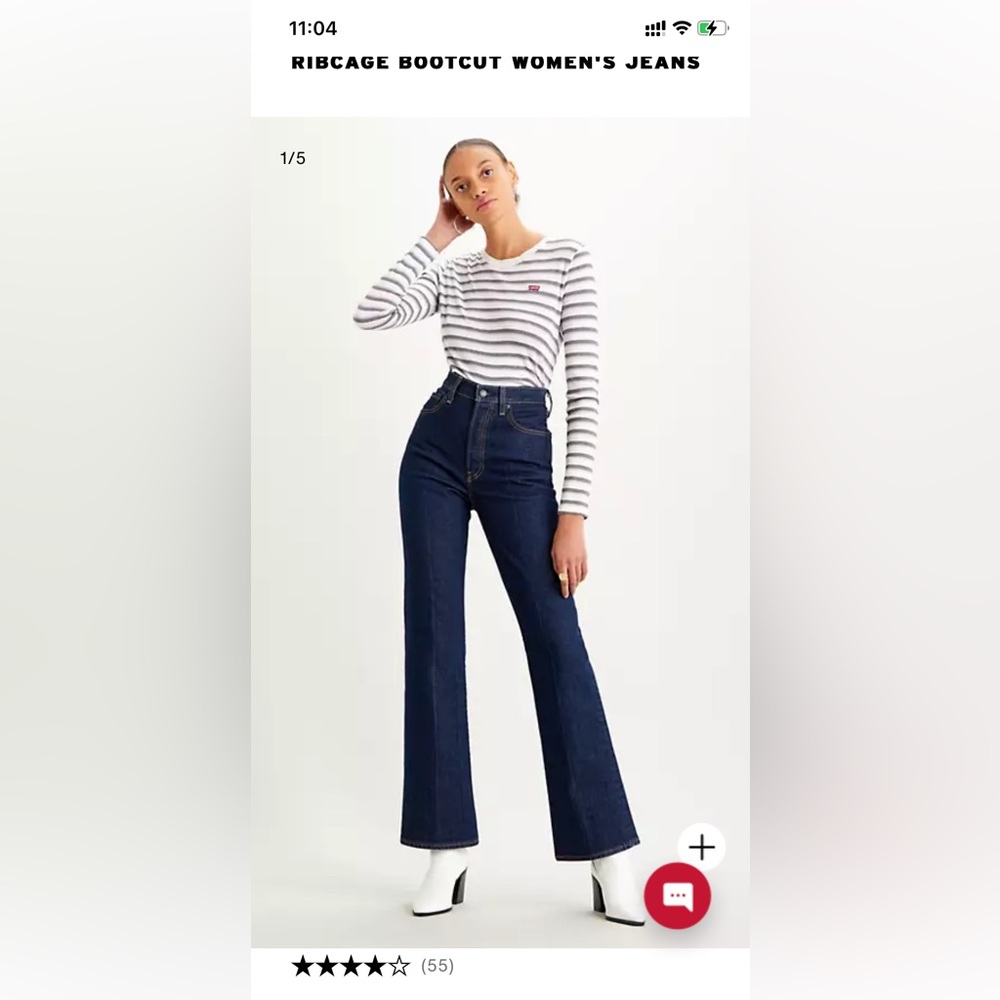 Levi's Ribcage Bootcut jeans 27X33